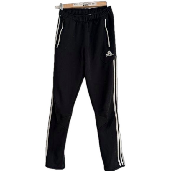 adidas Other - Adidas ClimaCool Black Triple White Stripe Soccer Warm Up Training Pants